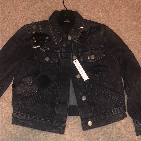 Marc Jacobs Dark Denim Patch Jacket - Picture 1 of 8